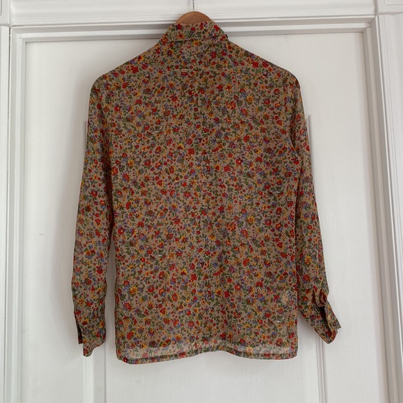 Vintage Floral Blouse - Picture 4 of 6